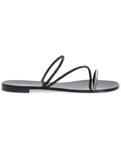 Giuseppe Zanotti Julianne Crystal-embellished Sandals - Black
