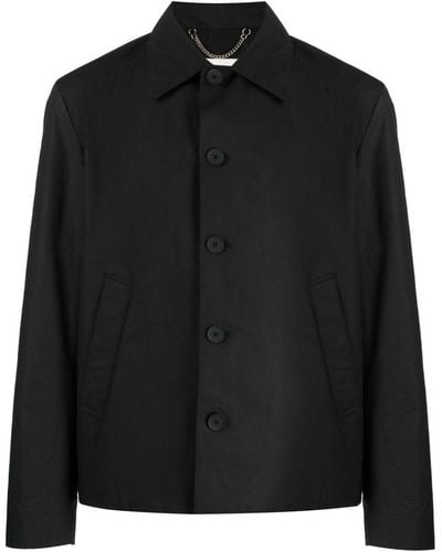Craig Green Quilted Buttoned Shirt Jacket - Black