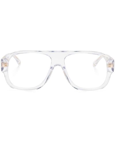 DSquared² Hype Brille mit Oversized-Gestell - Natur