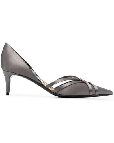 Giorgio Armani 55mm Pointed-toe Court Shoes - Metallic