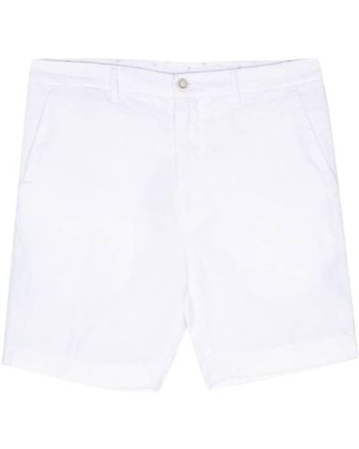 120% Lino Short chino en lin - Blanc