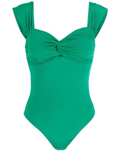 Clube Bossa Margareta Ruched Swimsuit - Green