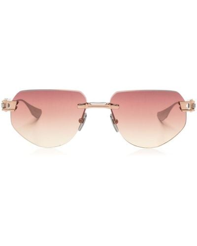 Dita Eyewear Grand-imperyn Geometric-frame Sunglasses - Pink