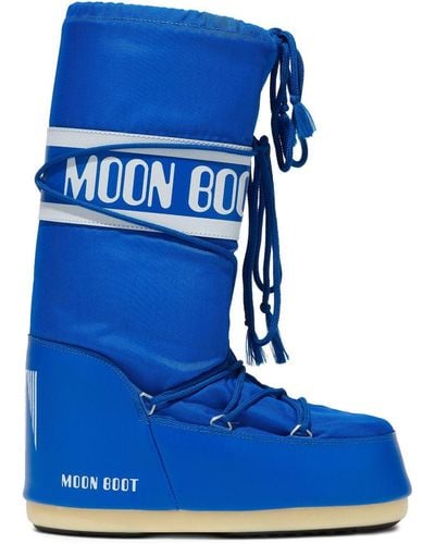 Moon Boot Icon スノーブーツ - ブルー