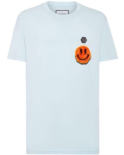 Philipp Plein Smile Tシャツ - ブルー