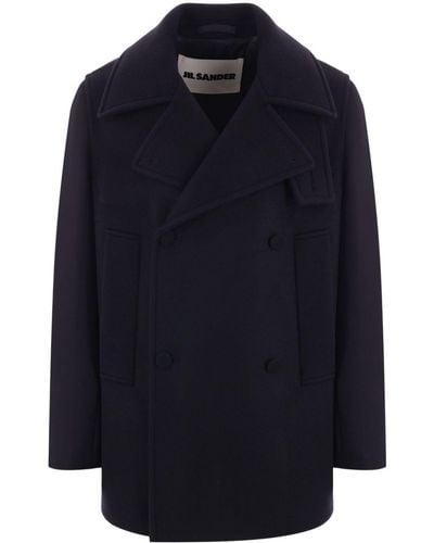 Jil Sander Wool coat - Blau