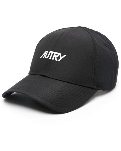 Autry Rubberised-logo Baseball Cap - ブラック