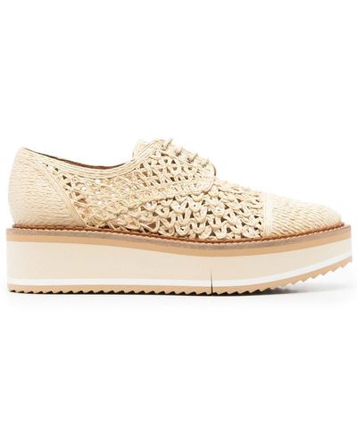 Robert Clergerie Borril Raffia Loafers - Natural