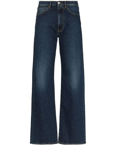 3x1 Jeans mit hohem Bund - Blau