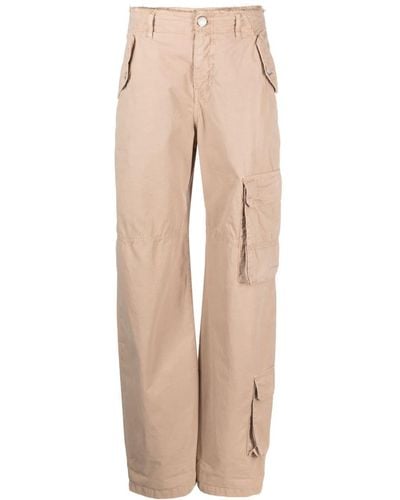Pinko Pantalon ample à poches cargo - Neutre