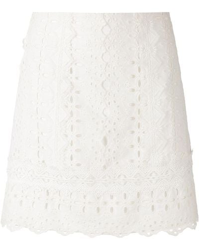 Martha Medeiros Paloma Mini Skirt - White