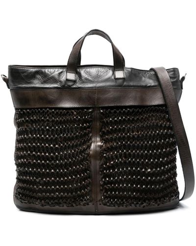 Numero 10 Mercurio Leather Tote Bag - Black