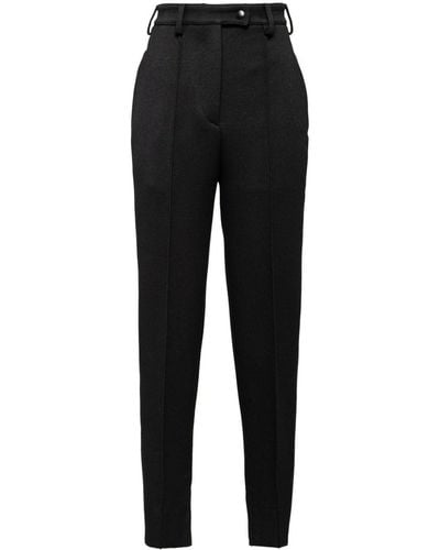 Prada Pantalones skinny de cintura alta - Negro