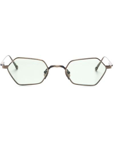 Matsuda Geometric-frame Titanium Sunglasses - Metallic
