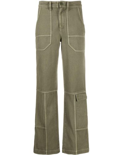 Zadig & Voltaire Pepper Straight-leg Trousers - Green
