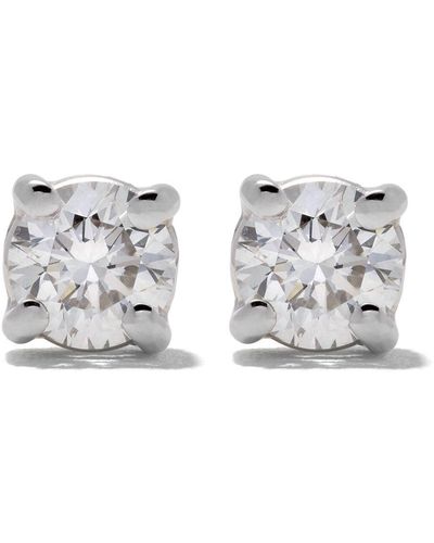 Wouters & Hendrix Pendientes en oro de 18kt con diamantes - Blanco