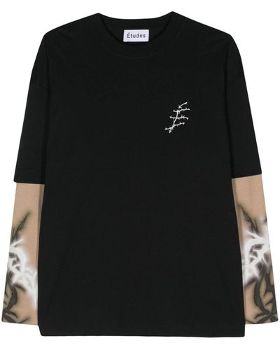 Etudes Studio The Goudron Thorns Tシャツ - ブラック