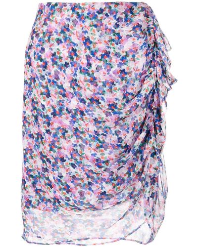 Veronica Beard Spencer Ruffle Skirt - Multicolor
