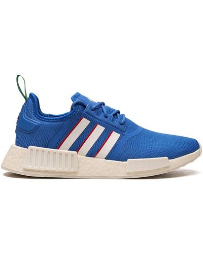 adidas NMD_R1 Red Royal Blue Off White Sneakers - Blau