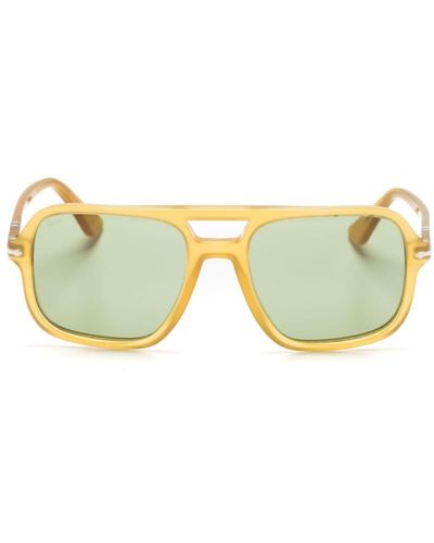 Persol Tinted Translucent-frame Sunglasses - Yellow