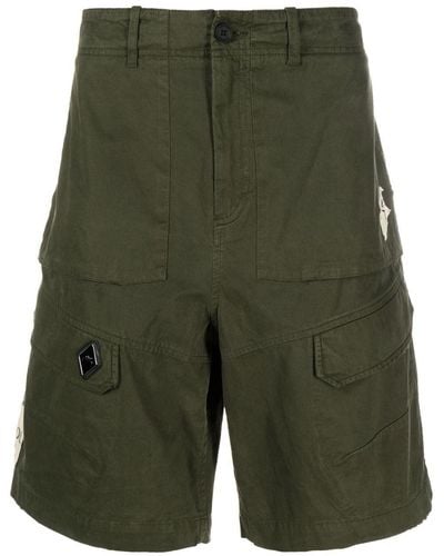 A_COLD_WALL* Logo-patch Cargo Shorts - Green