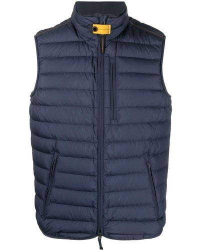 Parajumpers Quilted Down-padded Gilet - Blue