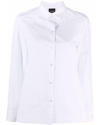 Aspesi Langärmeliges Hemd - Weiß
