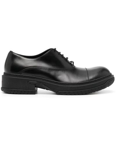 Lanvin Men Rubber Sole Derby Shoes - Black