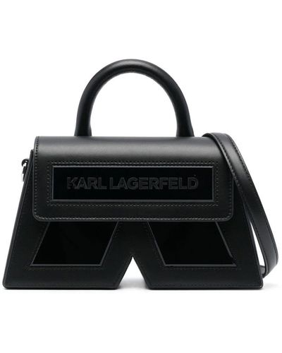 Karl Lagerfeld Bandolera Essential K - Negro