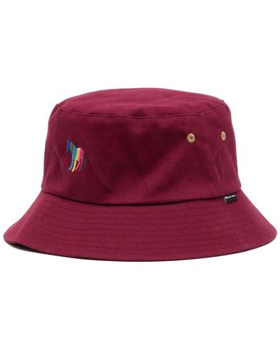 PS by Paul Smith ゼブラモチーフ バケットハット - レッド