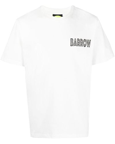 Barrow T-Shirt mit Logo-Print - Weiß