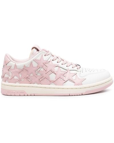 Amiri Stars Low Sneakers - Pink