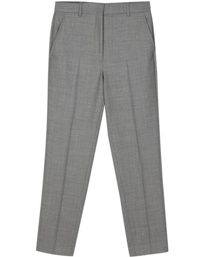 Incotex Pressed-crease Tailored Trousers - Grey