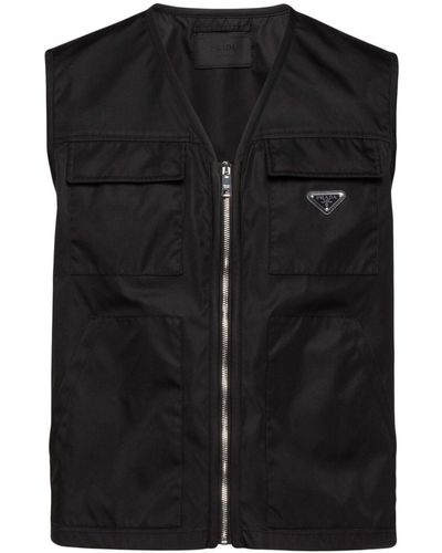 Prada Cargo Gilet - Zwart