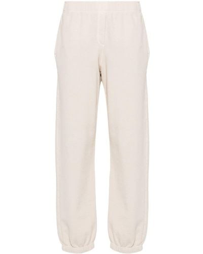 Pinko Pancake Logo-print Track Trousers - Natural