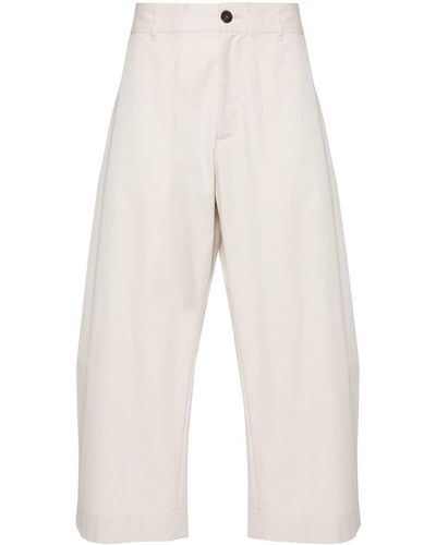 Studio Nicholson Bosun Wide-leg Pants - White