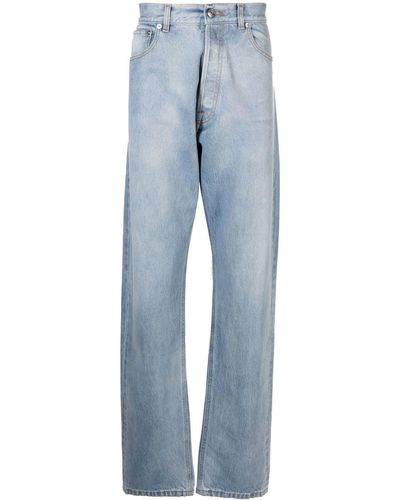 Vetements Mid-rise Straight-leg Jeans - Blue