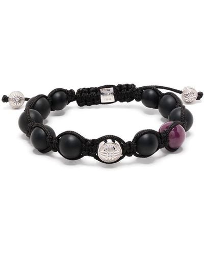 Shamballa Jewels Gemstone Bead Bracelet - White