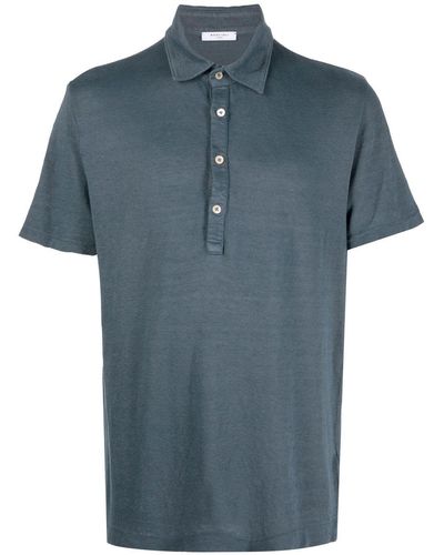 Boglioli Short-sleeve Polo Shirt - Blue