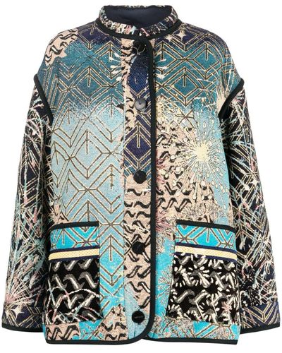 Forte Forte Blazer mit abstraktem Print - Mehrfarbig