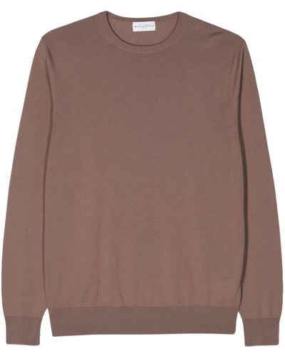 Ballantyne Cotton Crew-neck Sweater - Brown