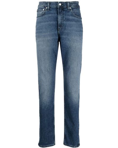 Calvin Klein Slim-fit Tapered Jeans - Blue