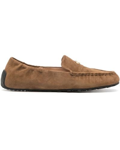 COACH Ronnie Suede Loafers - Brown