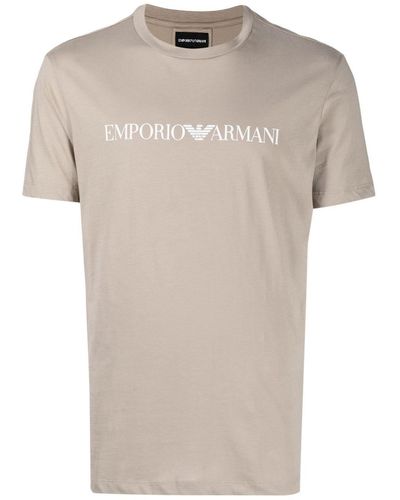 Emporio Armani T-shirt con stampa - Neutro
