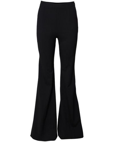 Carolina Herrera High-waist Flared Trousers - Black