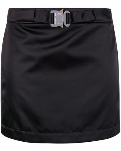 1017 ALYX 9SM Buckled Mini Skirt - Black