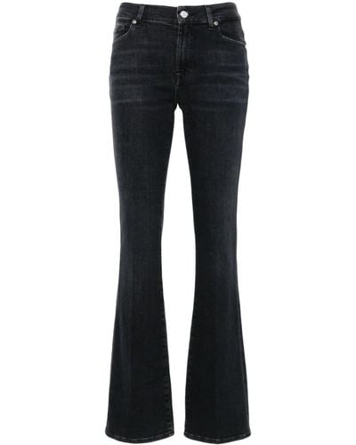 7 For All Mankind Illusion Space mid-rise bootcut jeans - Blau
