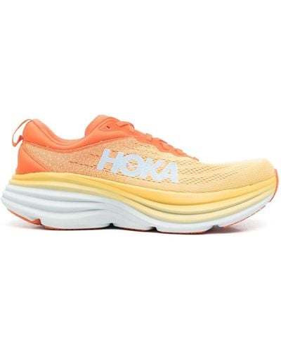 Hoka One One Bondi 8 Running Sneakers - Orange