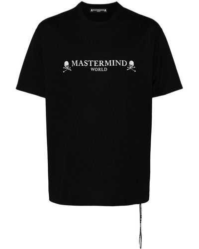 MASTERMIND WORLD T-shirt Met Doodskopprint - Zwart