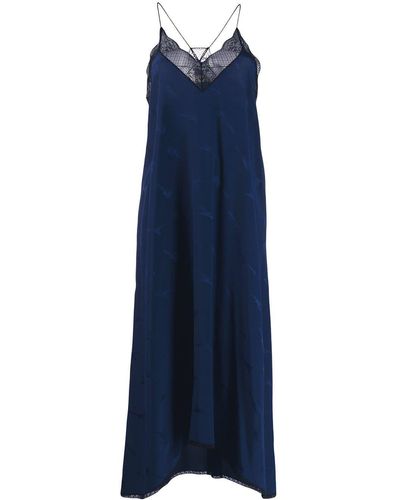 Zadig & Voltaire Robe-nuisette Risty Jac Guitare - Bleu